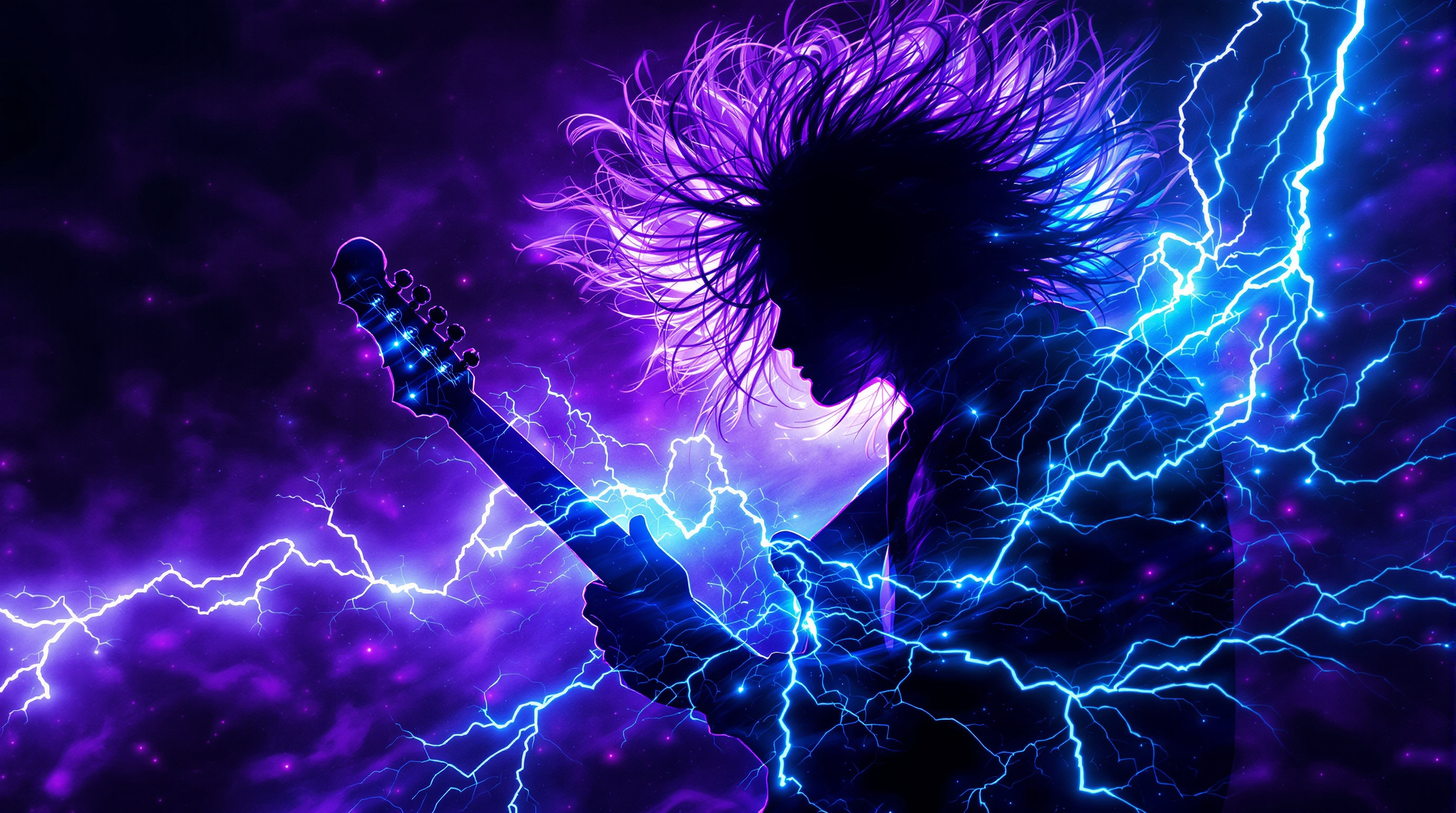 Hendrix — original fine art digital artwork from The Pixel Cake Music Icon Art Series